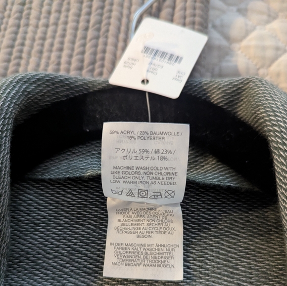 J CREW Striped Gray & White Scarf Shawl Wrap - Picture 8 of 9